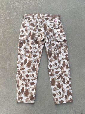Cherry LA tan cargo camouflage trousers